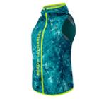 New Balance 53112 Women's Hocr Windcheater Vest - Sea Glass Print (wv53112esgp)