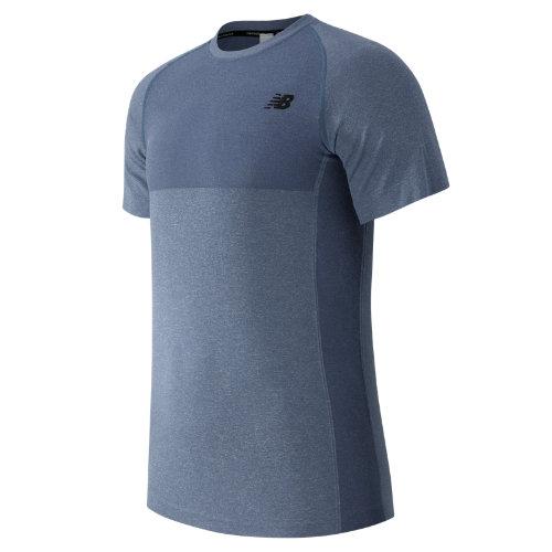 New Balance 61019 Men's M4m Seamless Short Sleeve - Grey (mt61019cah)