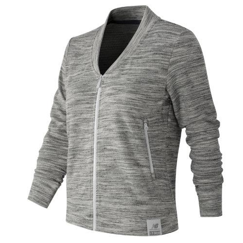 New Balance 61509 Women's Push The Past Cardigan - Sea Salt Heather (wt61509sah)