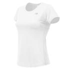 New Balance 53141 Women's Accelerate Short Sleeve - White (wt53141wt)