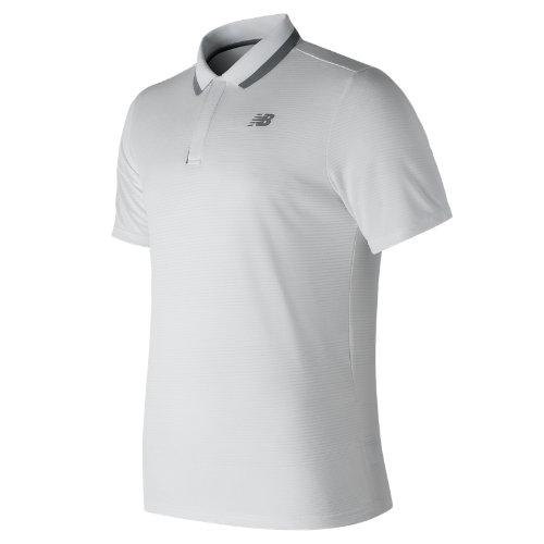 New Balance 81415 Men's Rally Classic Polo - White (mt81415wt)