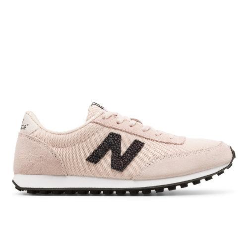 New Balance 410 70s Running Suede Women's Running Classics Shoes - Pink/black (wl410pk)