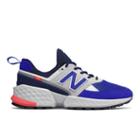 New Balance 574 Sport Men's Sport Style Shoes - White/blue (ms574ug)