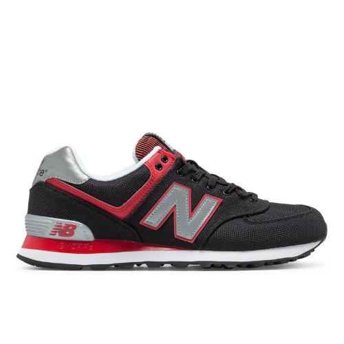 New Balance 574 Jetsetter Men's 574 Shoes - Black/red (ml574jtr)