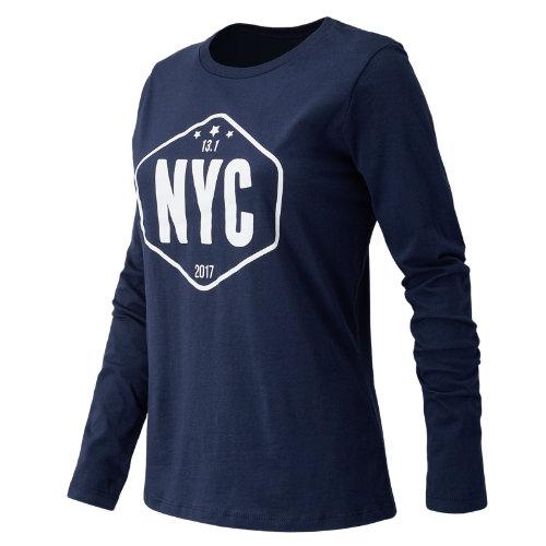 New Balance 71608 Women's United Nyc Half Sign Tee - (wt71608v-ue)