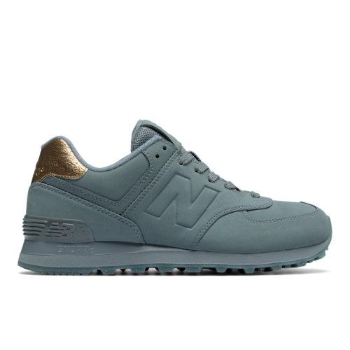 New Balance 574 Molten Metal Women's 574 Shoes - Grey (wl574mta)