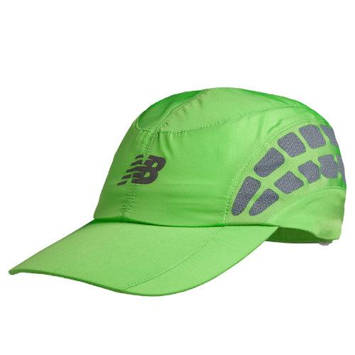 New Balance Men's & Women's Momentum Stride Cap - Green Flash, Grey (nb-d57grn)