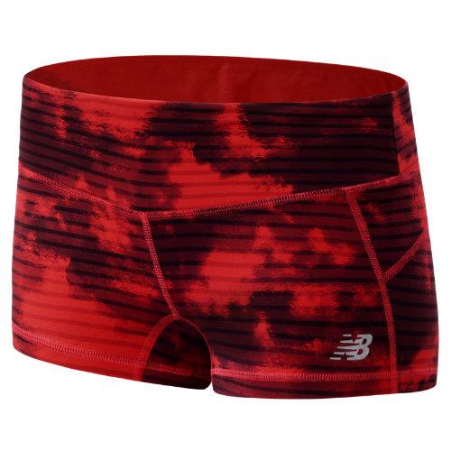 New Balance 53106 Women's Premium Performance Short - Cerise Print (ws53106cip)