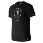New Balance 63223 Men's Nyc Marathon Nb Ice Short Sleeve - Black (mt63223vbm)