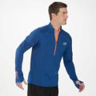 New Balance 4103 Men's Boylston Half Zip - Cobalt Blue (mrt4103cbt)