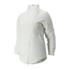 New Balance 93121 Women's Determination Nb Heat Flx Asym Jacket - Off White (wj93121sst)