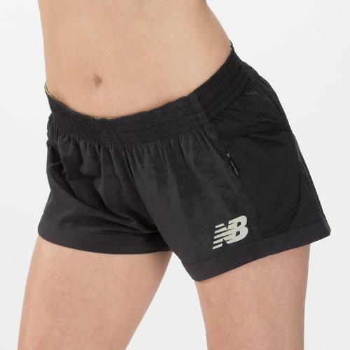 New Balance 4104 Women's Boylston Short - Black (wrs4104bk)