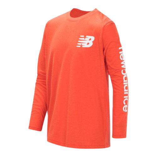 New Balance 10711 Kids' Long Sleeve Graphic Tee - (bt10711)
