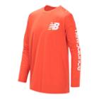 New Balance 10711 Kids' Long Sleeve Graphic Tee - (bt10711)