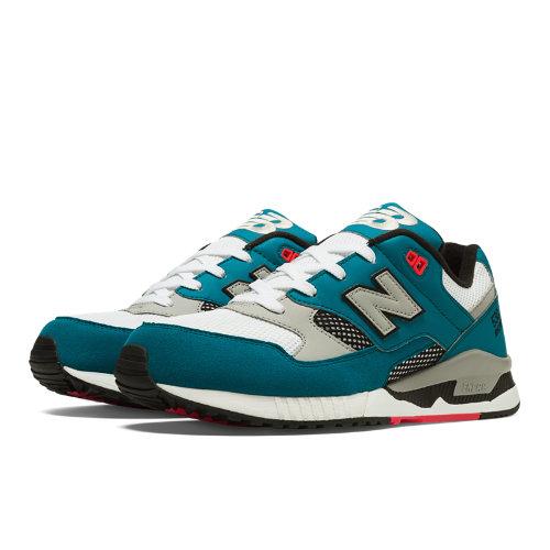 New Balance 530 90s Running Men's Running Classics Shoes - Teal, Light Grey, White (m530sbp)