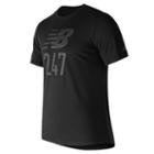 New Balance 73502 Men's 247 Sport Tee - Black (mt73502bk)
