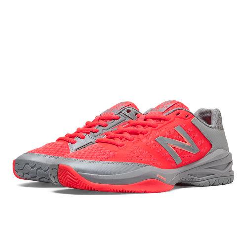New Balance 896 Women's Tennis Shoes - Coral Pink, Grey (wc896sp1)