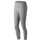 New Balance 83554 Women's Essentials Cotton Legging - Grey (wp83554ag)