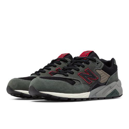 New Balance 580 Wild Survivor Collection Men's Shoes - Slate Green, Grey, Red (mrt580gc)