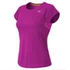 New Balance 4325 Women's Accelerate Short Sleeve - Poisonberry (wrt4325pbr)