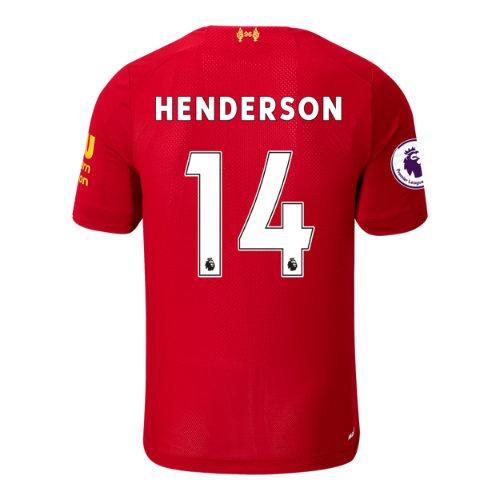 New Balance 939847 Men's Liverpool Fc Home Ss Jersey Henderson Epl Patch - (mt939847-14yh)