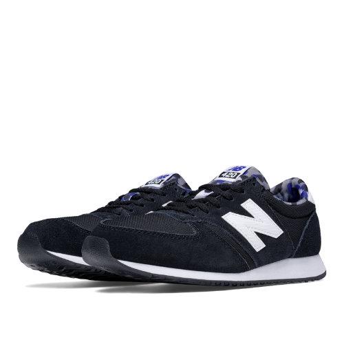 New Balance 420 Artistic Pop Women's Running Classics Shoes - Black/white (wl420apa)
