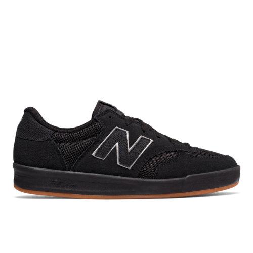 New Balance 300 Suede Men's Shoes - Black/silver (crt300mn) | LookMazing