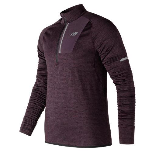 New Balance 73220 Men's Nb Heat Half Zip - Purple (mt73220boe)