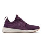 New Balance Fresh Foam Cruz Women's Soft And Cushioned Shoes - Purple/off White/tan (wcruzom)