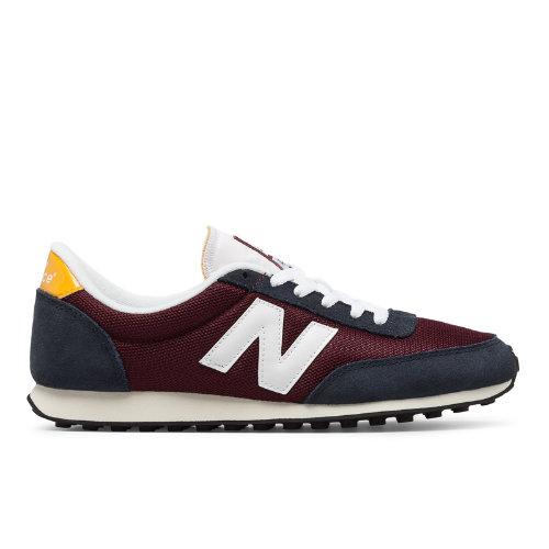 New Balance 410 70s Running Men's Running Classics Shoes - Red/grey/yellow (u410qb)