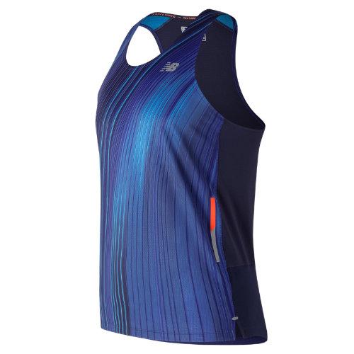 New Balance 81223 Men's Printed Nb Ice 2e Singlet - (mt81223)
