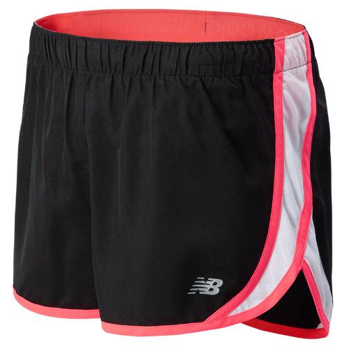 New Balance 5131 Women's Accelerate Short - Black, Bright Cherry, White (wrs5131btc)
