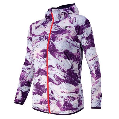 New Balance 53111 Women's Windcheater Jacket - Imperial Print (wj53111ipt)