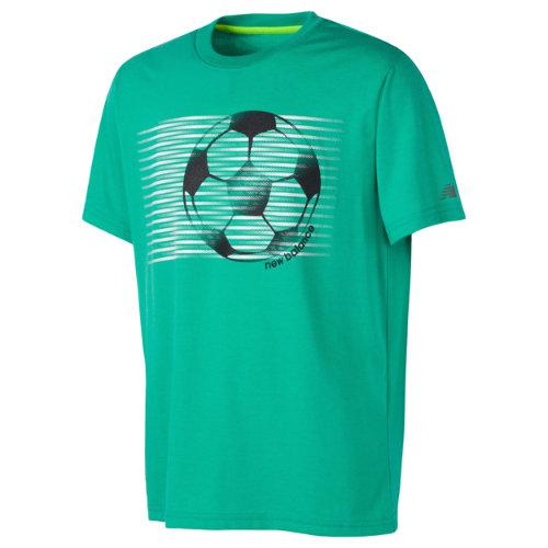 New Balance 12513 Kids' Short Sleeve Graphic Tee - Green (bt12513jde)