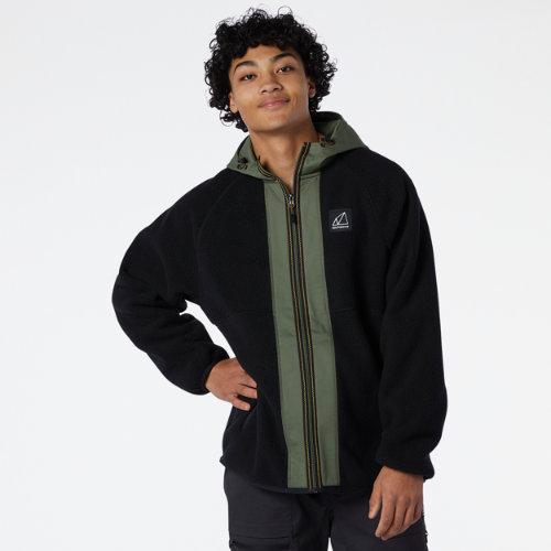 New Balance Mens Nb All Terrain High Pile Hybrid Jacket
