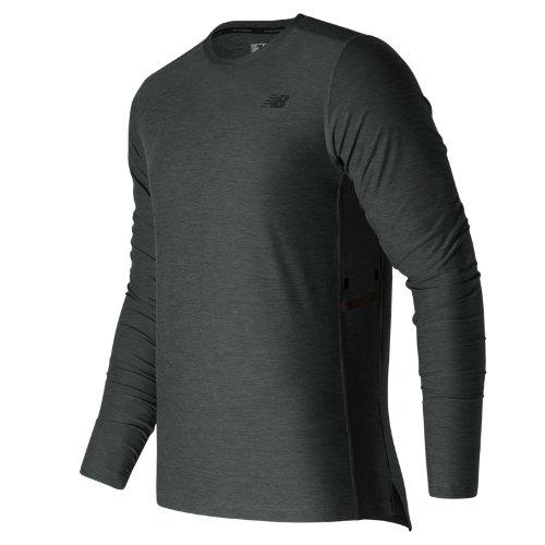 New Balance 63033 Men's N Transit Long Sleeve Top - Grey (mt63033hc)