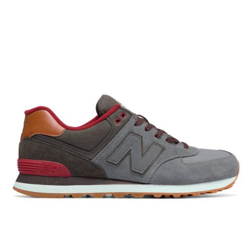 New Balance 574 Collegiate Men's 574 Shoes - Grey (ml574neb)