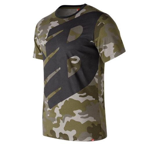 New Balance 73515 Men's Essentials Logo Tee - Green (mt73515ucp)