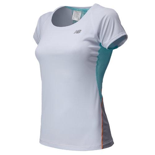 New Balance 5118 Women's Nb Ice Short Sleeve - White, Sea Spray, Bold Citrus (wrt5118ssp)
