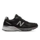 New Balance 990v4 Men's Everyday Running Shoes - Black/silver (m990bk4)