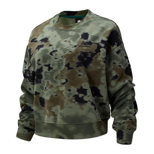 New Balance Womens Nb Athletics Minimize Tie Dye Crew