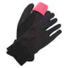 New Balance 001 Women's Wind Blocker System Glove - Black, Pink Glo (nbw001bk)
