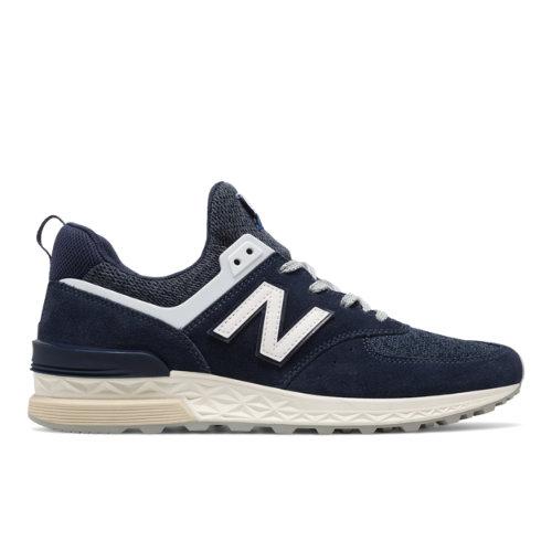 New Balance 574 Sport Men's Sport Style Shoes - Navy/white (ms574bb)