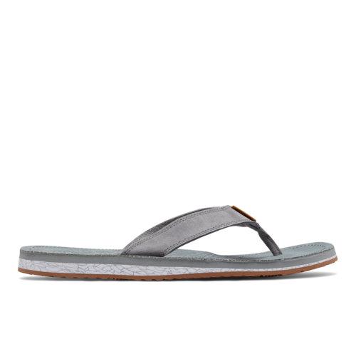 New Balance Classic Thong Men's Flip Flops Shoes - Grey/tan (m6078ggm)