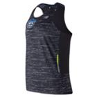 New Balance 81223 Men's United Airlines Nyc Half Printed Nb Ice 2e Singlet - (mt81223c)