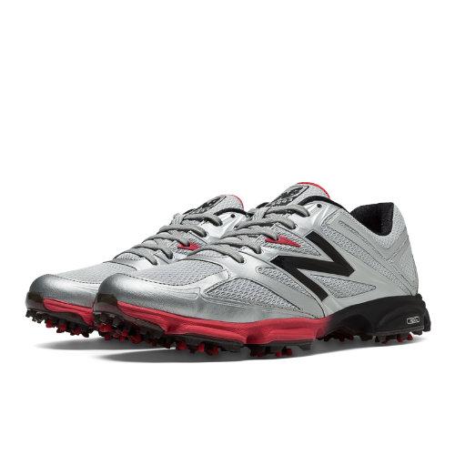 New Balance Golf 2003 Men's Golf Shoes - Silver, Red, Black (nbg2003srd)