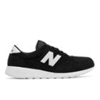 New Balance 420 Re-engineered Suede Men's Sport Style Sneakers Shoes - Black/white (mrl420sn)