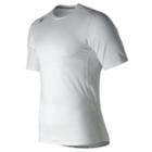 New Balance 707 Men's Nb Ss Compression Top - White (tmmt707wt)