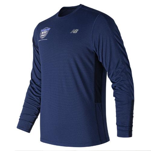 New Balance 73063 Men's United Nyc Half Accelerate Training Long Sleeve - (mt73063c)