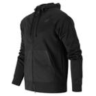New Balance 53007 Men's Bonded Tech Fleece Hoodie - Black (mj53007bk)